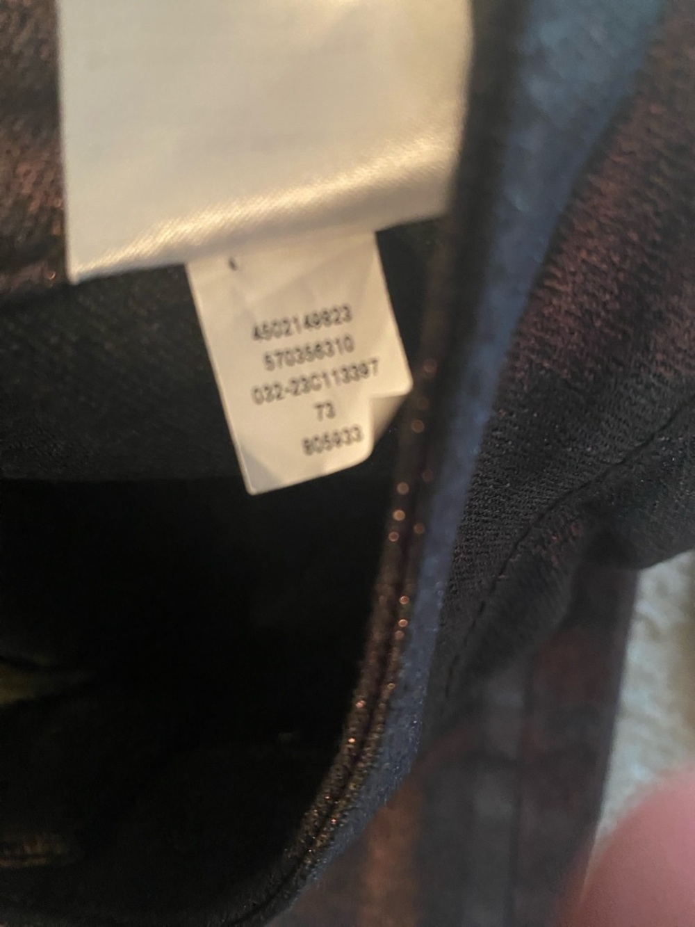 Chicos size 4 iridescent shimmer straight leg jeans - Picture 4 of 6
